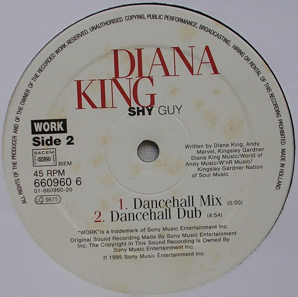 Diana King : Shy Guy (12")
