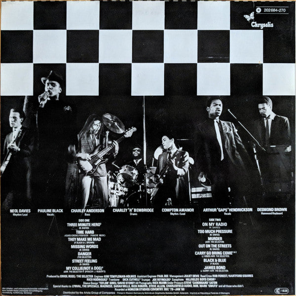 The Selecter : Too Much Pressure (LP, Album, RE)