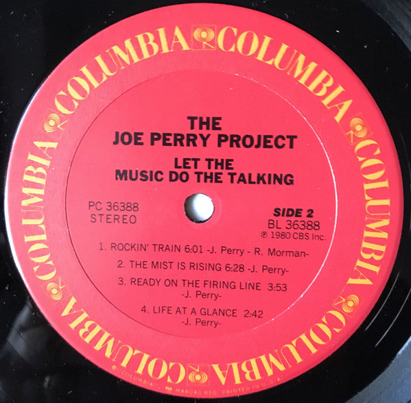 The Joe Perry Project : Let The Music Do The Talking (LP, Album, RE)