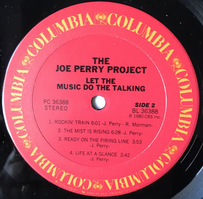 The Joe Perry Project : Let The Music Do The Talking (LP, Album, RE)