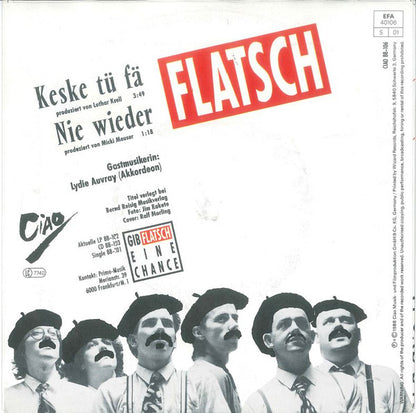 Flatsch! : Keske Tü Fä (7", Single)