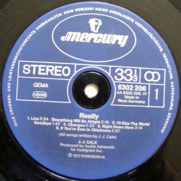 J.J. Cale : Really (LP, Album, RE)
