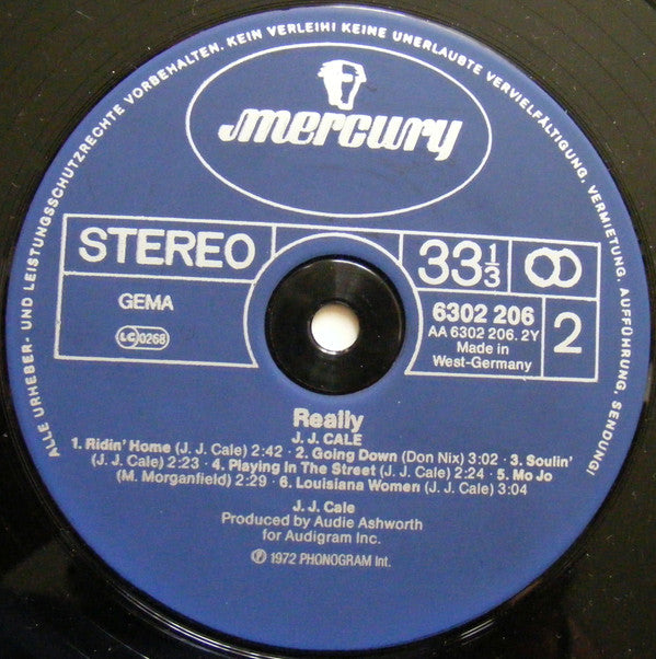 J.J. Cale : Really (LP, Album, RE)