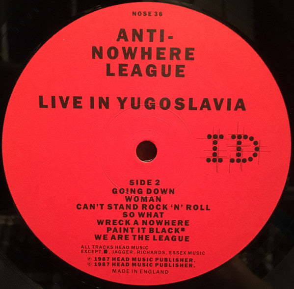 The Anti-Nowhere League* : Live In Yugoslavia / We Are...The League (Album, Comp + LP + LP, Unc)