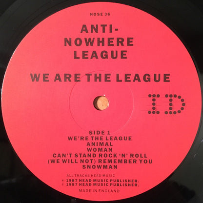 The Anti-Nowhere League* : Live In Yugoslavia / We Are...The League (Album, Comp + LP + LP, Unc)