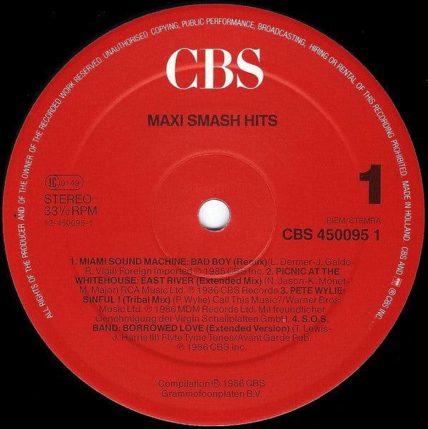 Various : Maxi Smash Hits (2xLP, Comp)