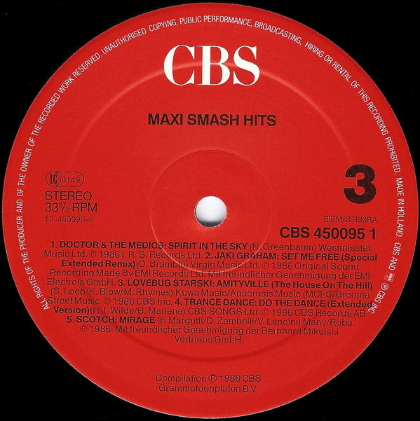 Various : Maxi Smash Hits (2xLP, Comp)