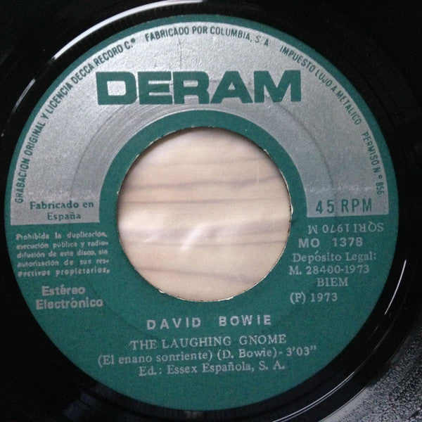 David Bowie : The Laughing Gnome / Rubber Band (7", Single)