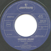 10cc : Dreadlock Holiday (7", Single)