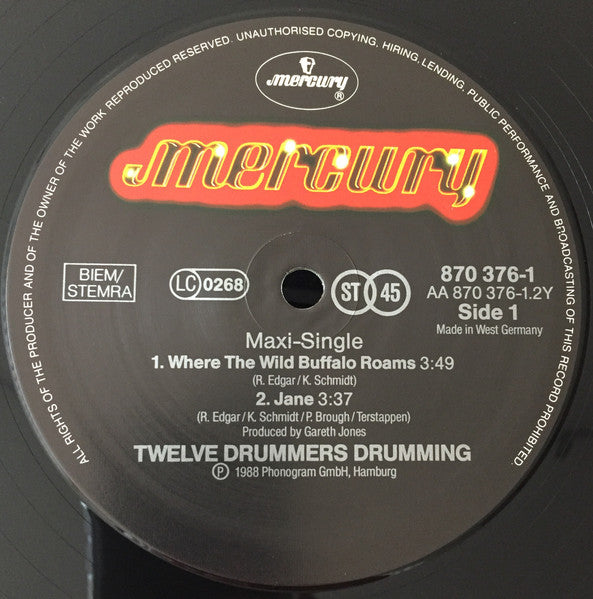 Twelve Drummers Drumming : I'll Be There (12", Maxi)