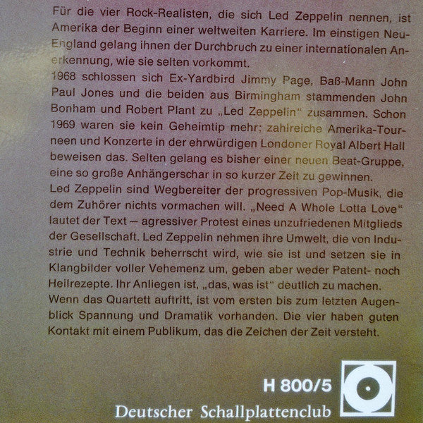 Led Zeppelin : Led Zeppelin II (LP, Album, Club, RE)