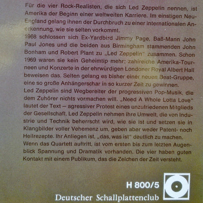 Led Zeppelin : Led Zeppelin II (LP, Album, Club, RE)