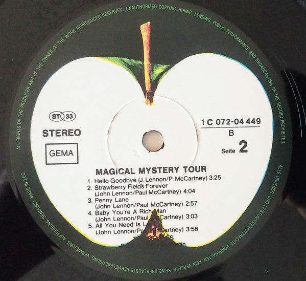 The Beatles : Magical Mystery Tour Plus Other Songs (LP, Comp, RE)