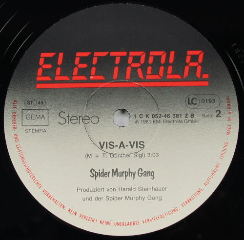 Spider Murphy Gang : Skandal Im Sperrbezirk (12", Maxi)