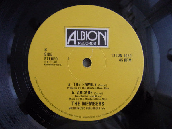 The Members : Working Girl (12", Single)