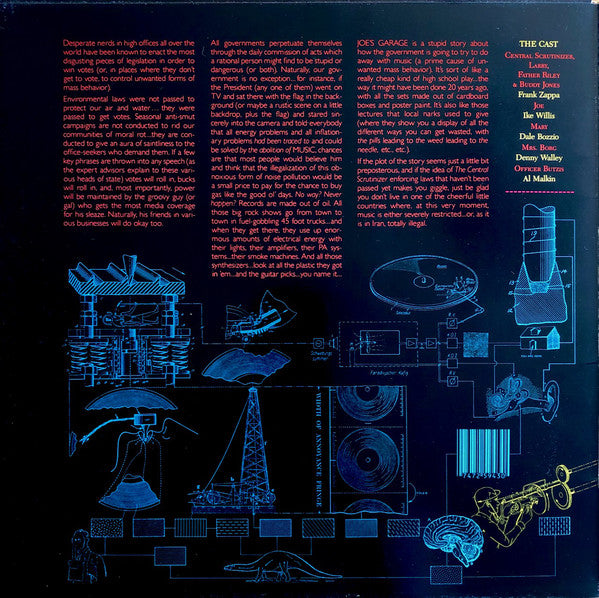 Zappa* : Joe's Garage Act I (LP, Album, Gat)