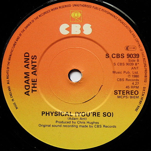 Adam & The Ants* : Dog Eat Dog (7", Single, Pap)