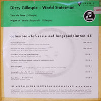 Dizzy Gillespie : World Statesman (7", EP, Mono)