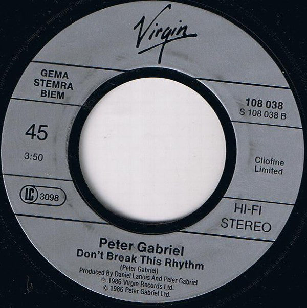 Peter Gabriel : Sledgehammer (7", Single)