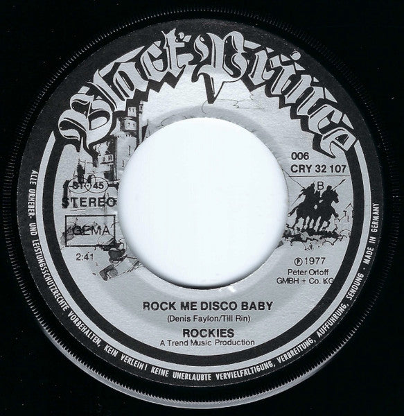 Rockies : I Dream Of You My Love (7", Single)