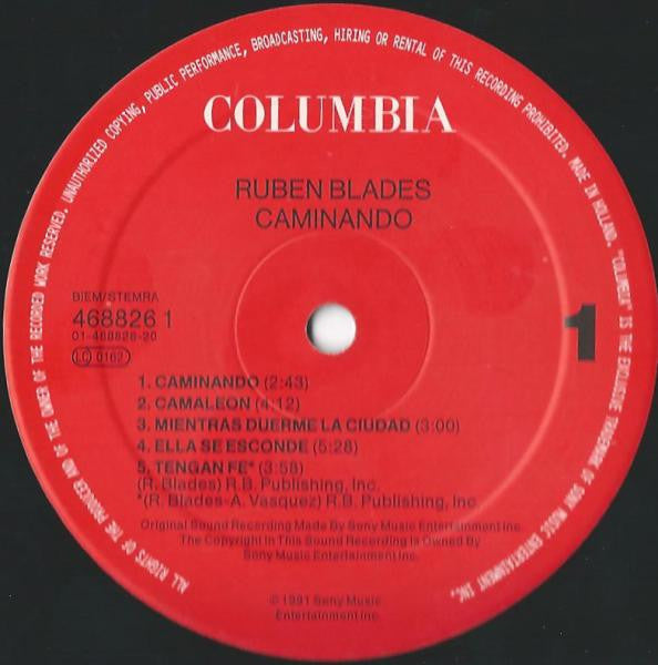 Ruben Blades Y Son Del Solar* : Caminando (LP)
