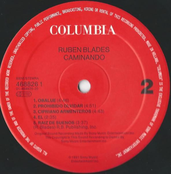 Ruben Blades Y Son Del Solar* : Caminando (LP)