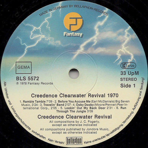 Creedence Clearwater Revival : Creedence Clearwater Revival 1970 (2xLP, Comp, Gat)
