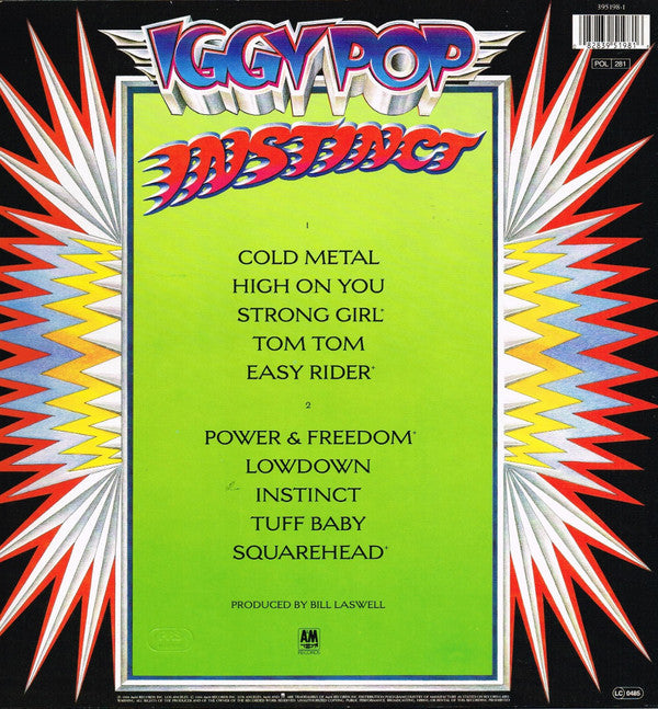 Iggy Pop : Instinct (LP, Album)
