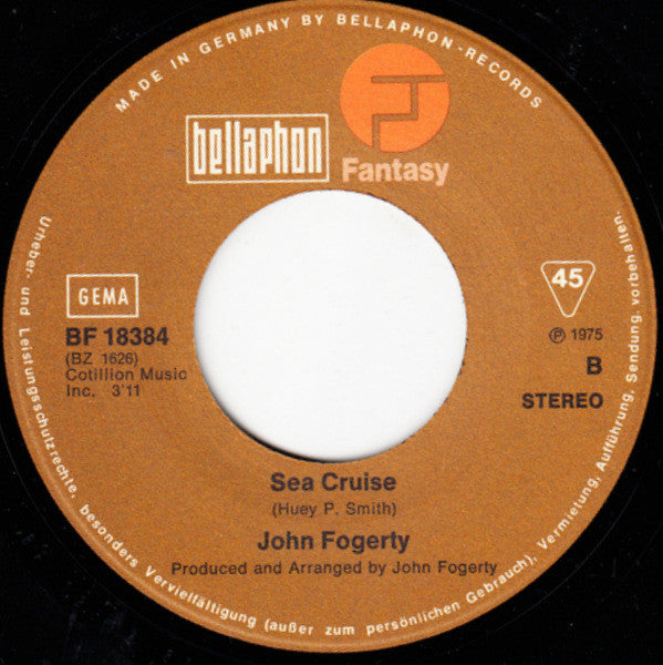 John Fogerty : Almost Saturday Night (7", Single)