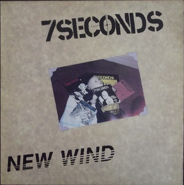 7 Seconds : New Wind (LP, Album, Whi)