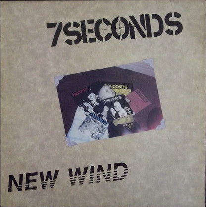 7 Seconds : New Wind (LP, Album, Whi)