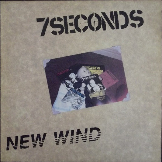 7 Seconds : New Wind (LP, Album, Whi)