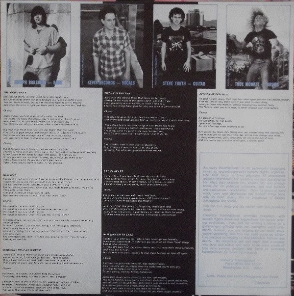 7 Seconds : New Wind (LP, Album, Whi)