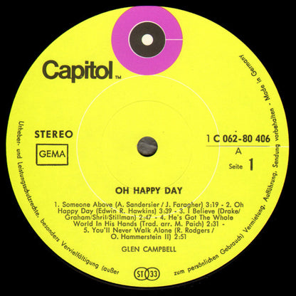 Glen Campbell : Oh Happy Day (LP, Album)