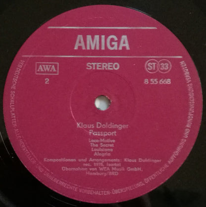 Passport (2) : Ataraxia (LP, Album, Red)