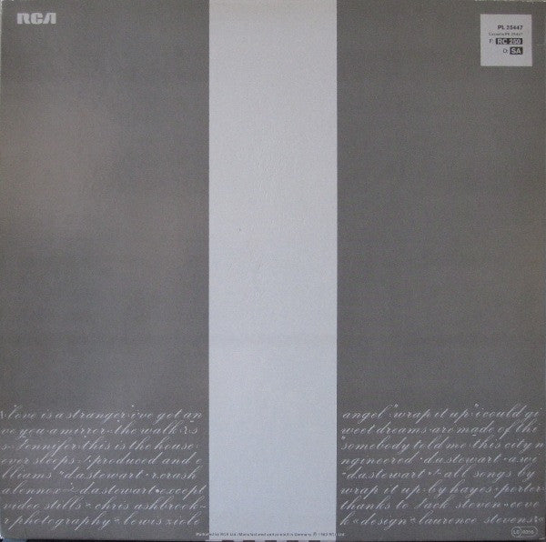 Eurythmics : Sweet Dreams (Are Made Of This) (LP, Album)