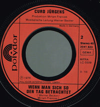 Curd Jürgens : Kalter Kaffee (7", Single)