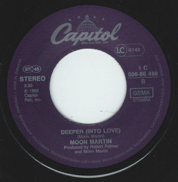 Moon Martin : X-Ray Vision (7", Single)