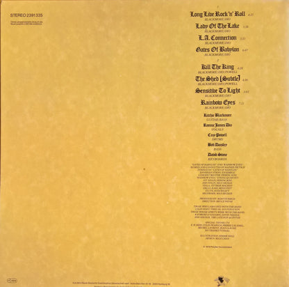 Rainbow : Long Live Rock 'N' Roll (LP, Album, Gat)