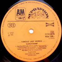 Supertramp : "...Famous Last Words..." (LP, Album, Ora)