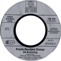Frank Boeijen Groep : De Beloning (7", Single)