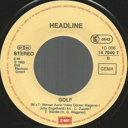 Headline (3) : Mr. Sandman (7", Single)