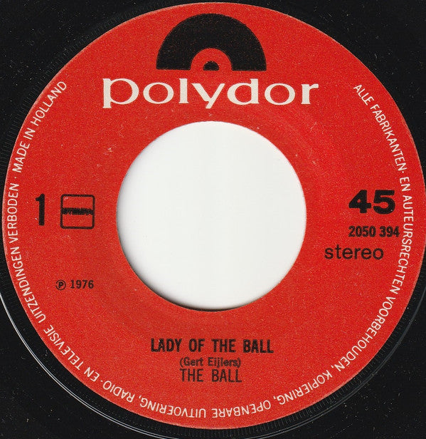 The Ball (2) : Lady Of The Ball (7", Single)
