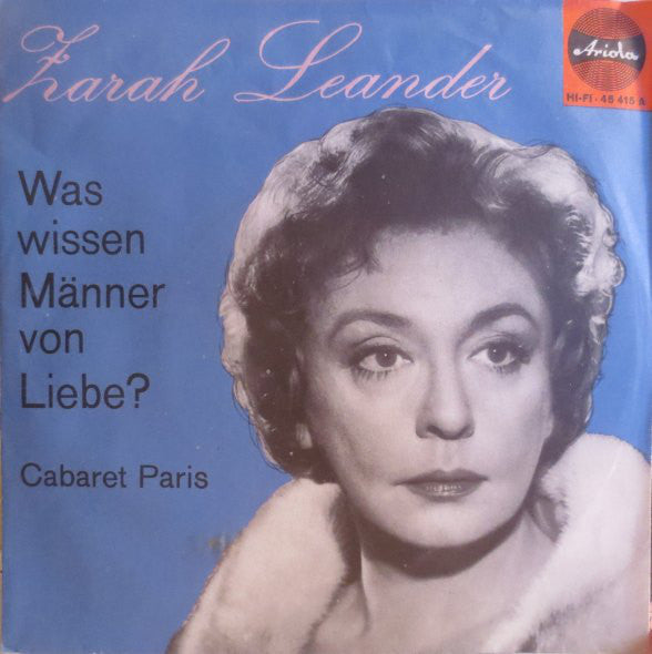 Zarah Leander : Was Wissen Männer Von Liebe? (7", Single)