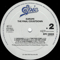 Europe (2) : The Final Countdown (LP, Album, Emb)