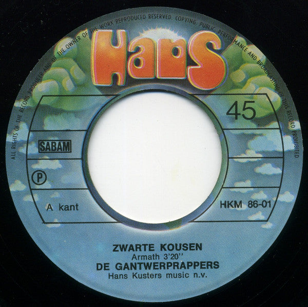 De Gantwerprappers* : Zwarte Kousen (7", Single)