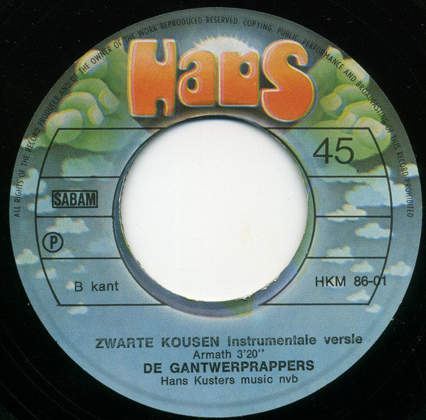 De Gantwerprappers* : Zwarte Kousen (7", Single)