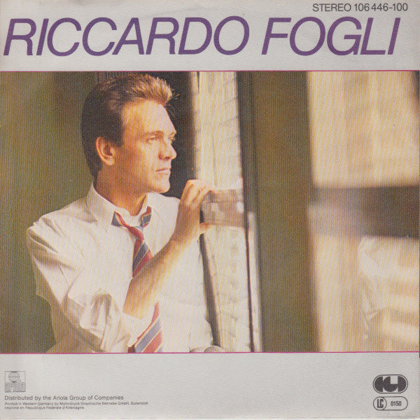Riccardo Fogli : Torna A Sorridere (7", Single)