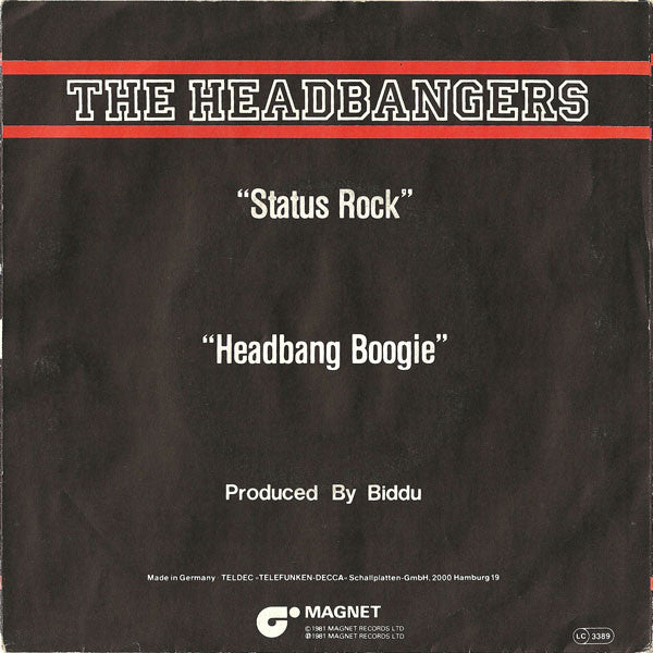 The Headbangers (4) : Status Rock (7", Single)