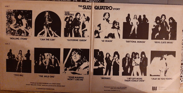 Suzi Quatro : The Suzi Quatro Story - Golden Hits (LP, Comp, Gat)